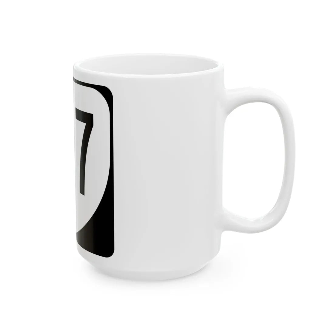 Virginia 107 1980 (Virginia) (Road Sign) White Coffee Mug - Go Mug Yourself