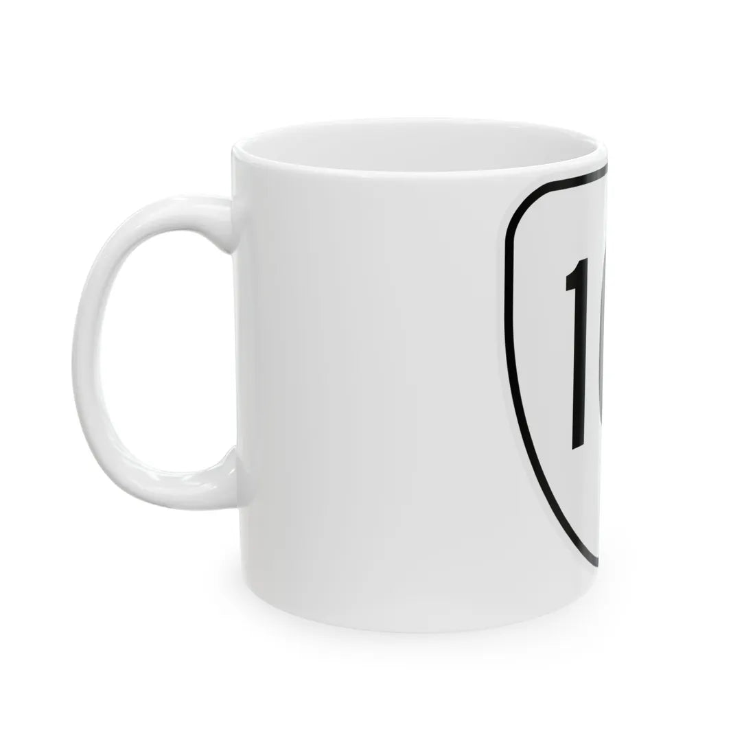Virginia 108 1956 (Virginia) (Road Sign) White Coffee Mug - Go Mug Yourself