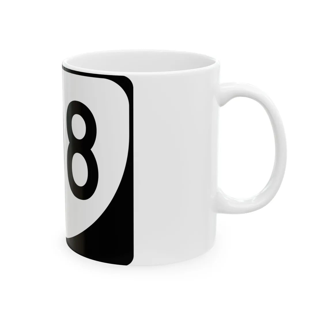 Virginia 108 (Virginia) (Road Sign) White Coffee Mug - Go Mug Yourself