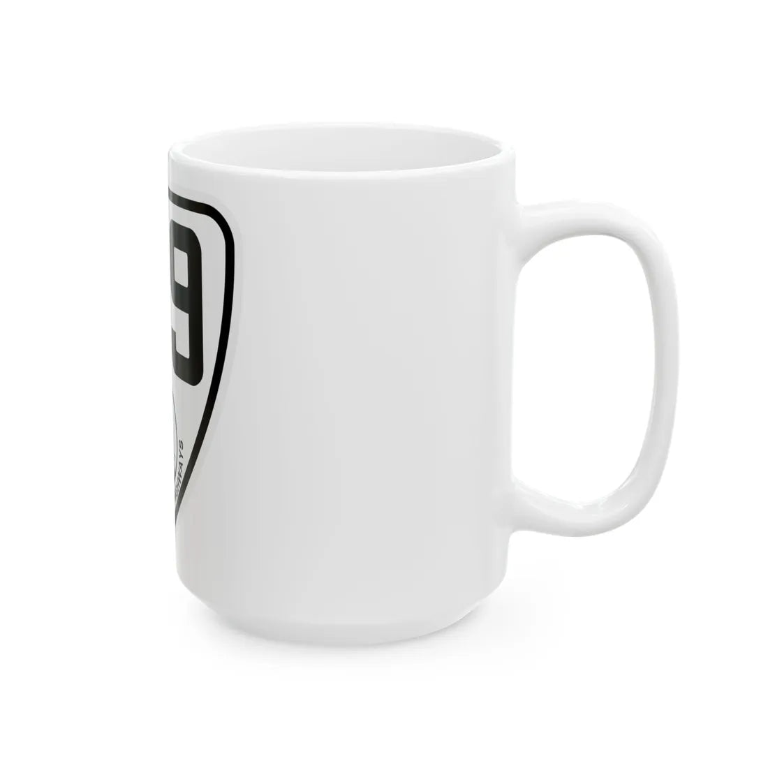 Virginia 109 1924 (Virginia) (Road Sign) White Coffee Mug - Go Mug Yourself