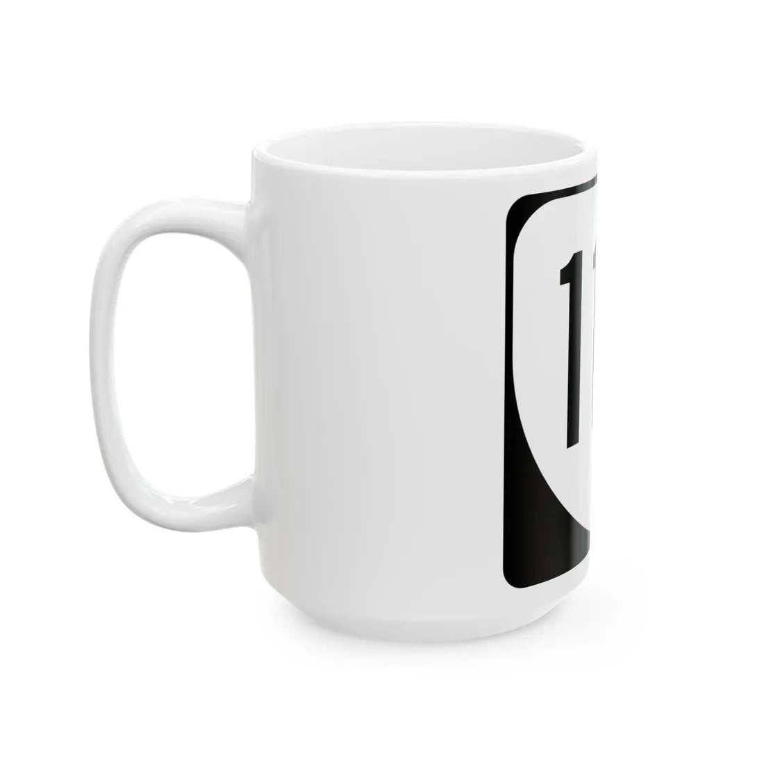 Virginia 110 1980 (Virginia) (Road Sign) White Coffee Mug - Go Mug Yourself