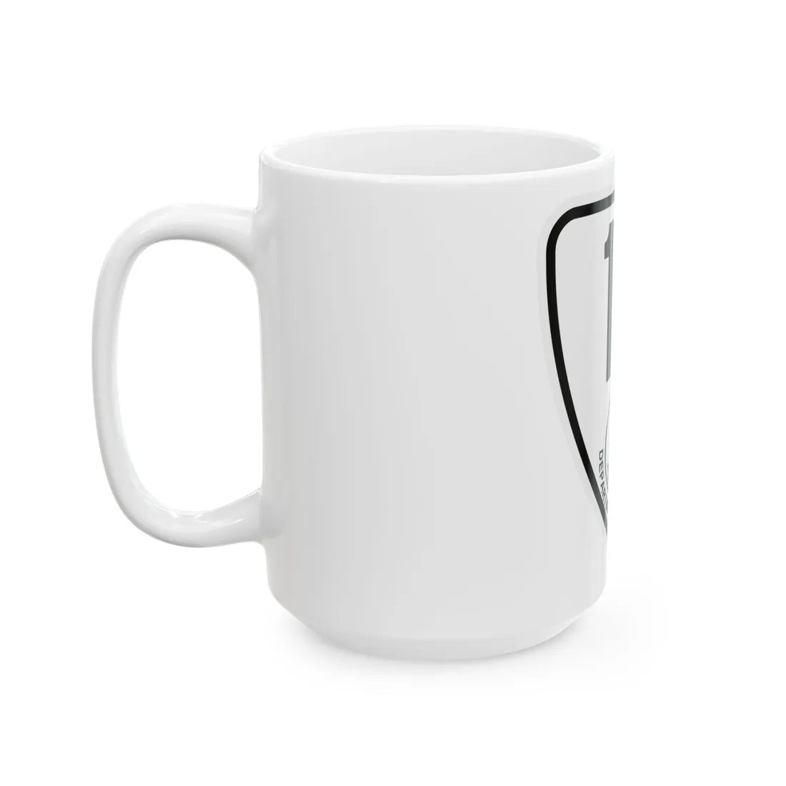 Virginia 111 1924 (Virginia) (Road Sign) White Coffee Mug - Go Mug Yourself