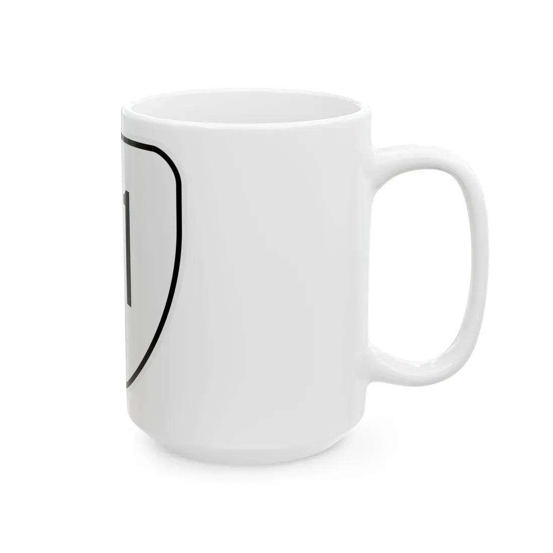 Virginia 111 1956 (Virginia) (Road Sign) White Coffee Mug - Go Mug Yourself