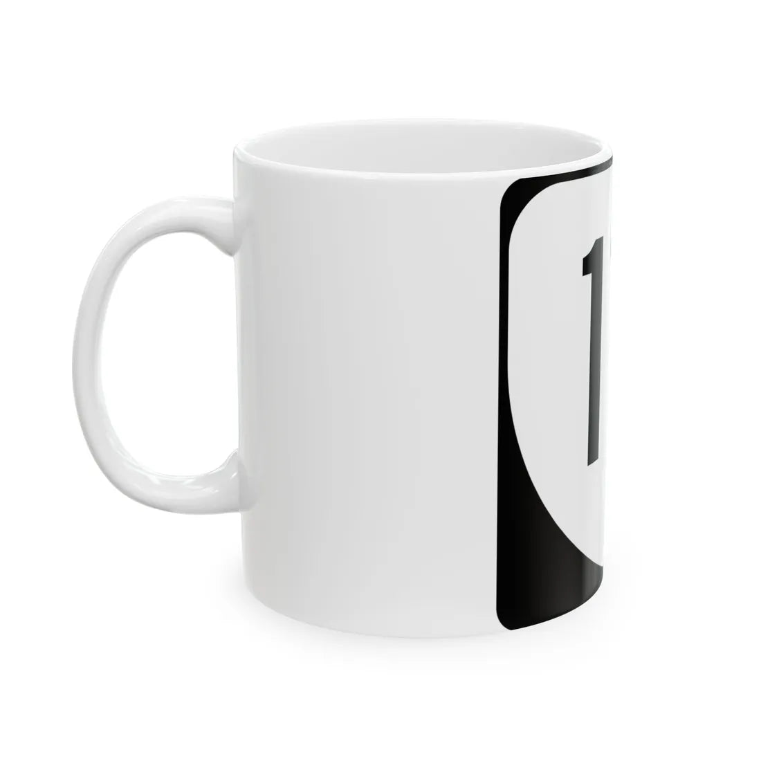 Virginia 111 1980 (Virginia) (Road Sign) White Coffee Mug - Go Mug Yourself
