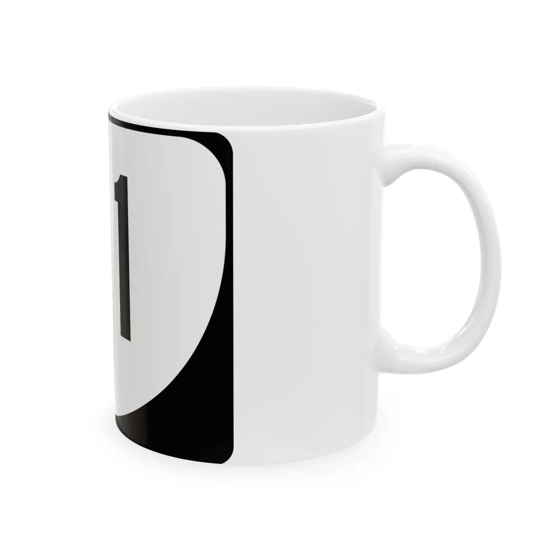 Virginia 111 (Virginia) (Road Sign) White Coffee Mug - Go Mug Yourself