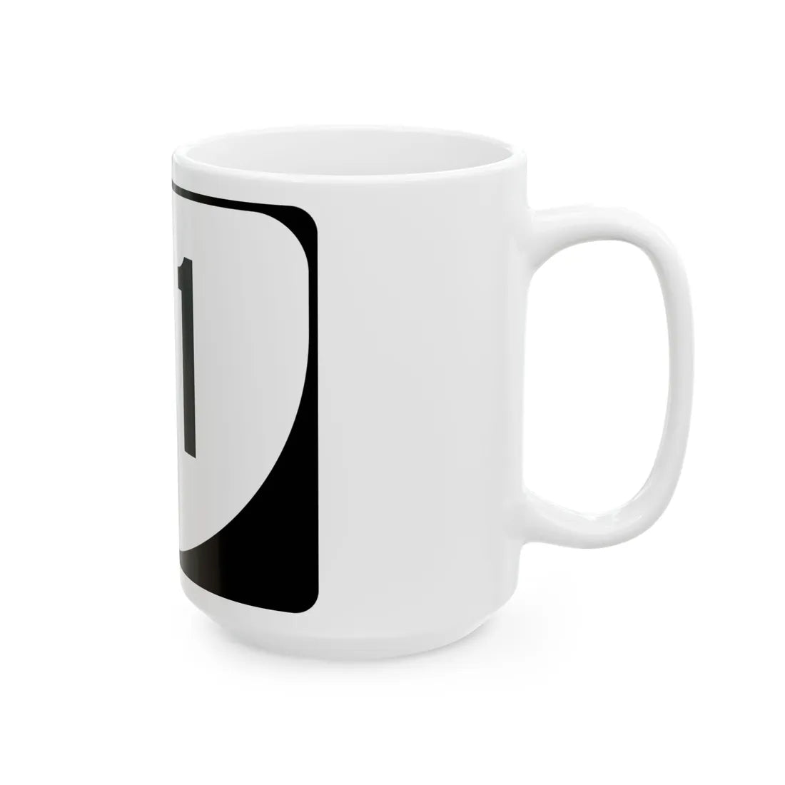 Virginia 111 (Virginia) (Road Sign) White Coffee Mug - Go Mug Yourself