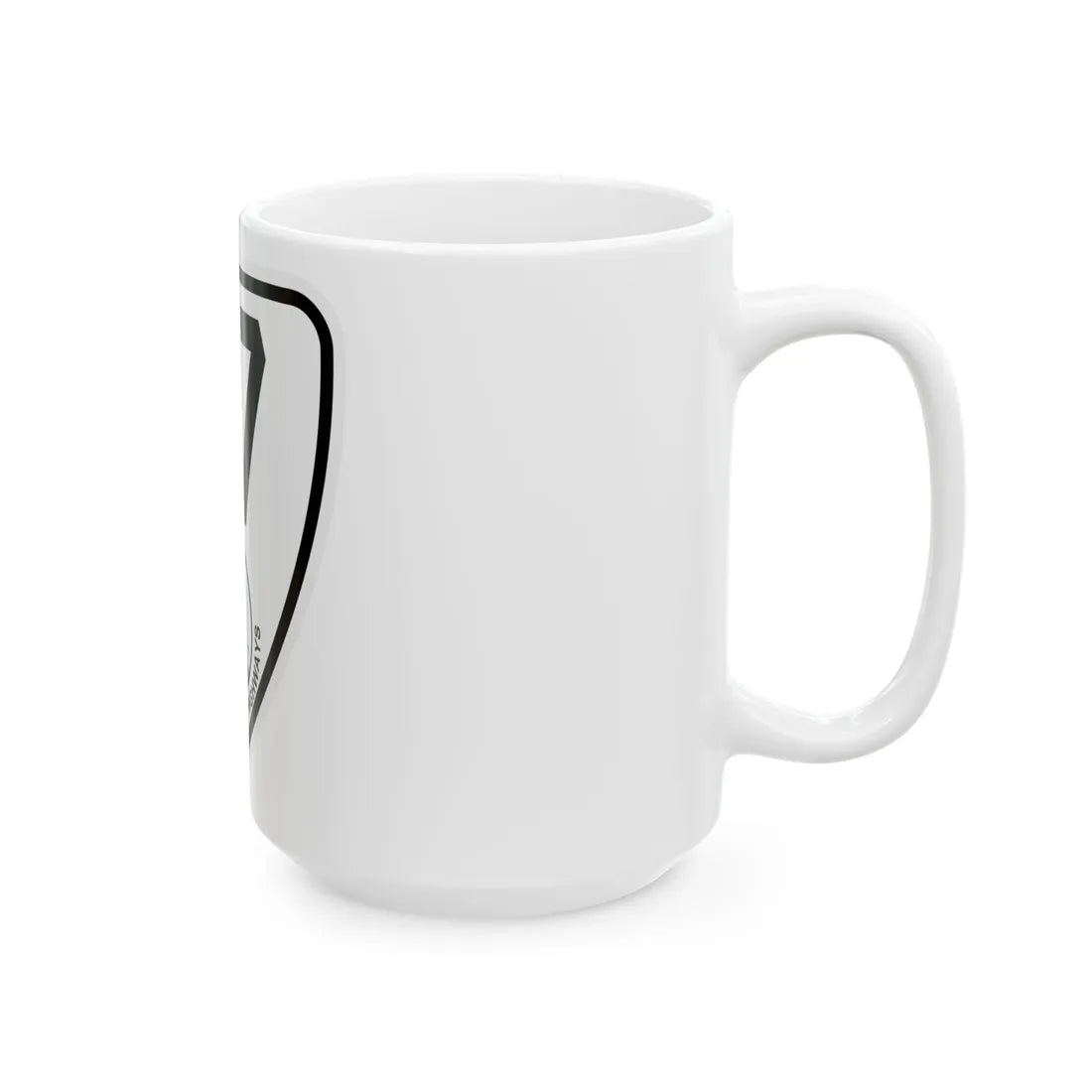 Virginia 117 1924 (Virginia) (Road Sign) White Coffee Mug - Go Mug Yourself