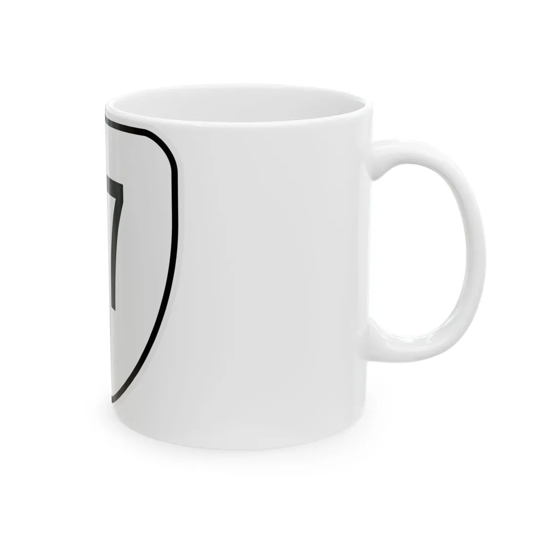 Virginia 117 1956 (Virginia) (Road Sign) White Coffee Mug - Go Mug Yourself