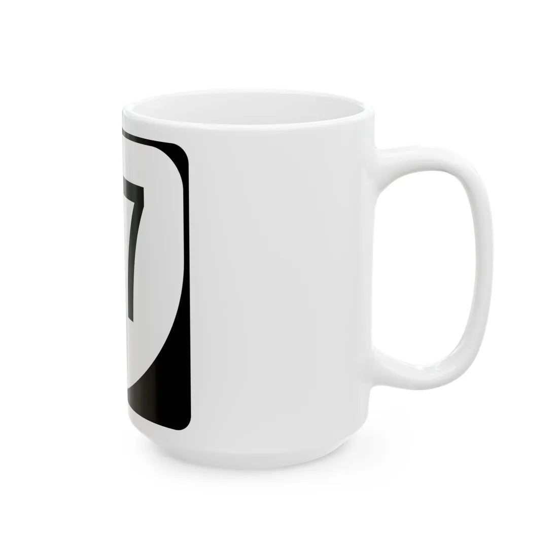 Virginia 117 1980 (Virginia) (Road Sign) White Coffee Mug - Go Mug Yourself