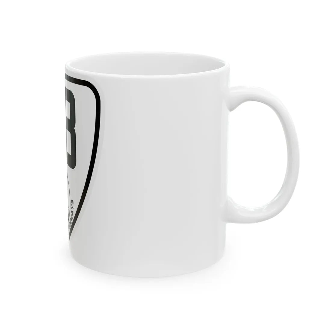 Virginia 118 1924 (Virginia) (Road Sign) White Coffee Mug - Go Mug Yourself