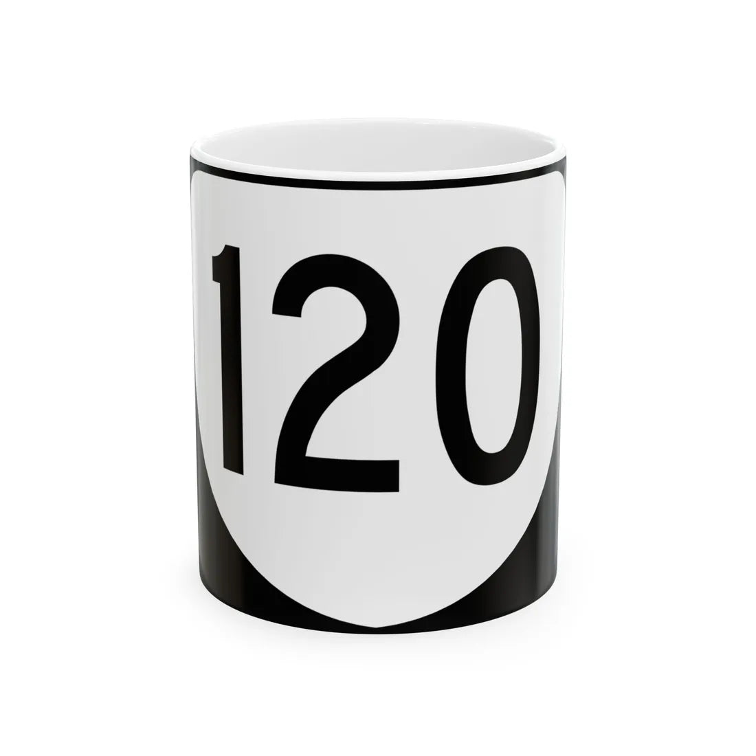 Virginia 120 (Virginia) (Road Sign) White Coffee Mug 11oz - Go Mug Yourself