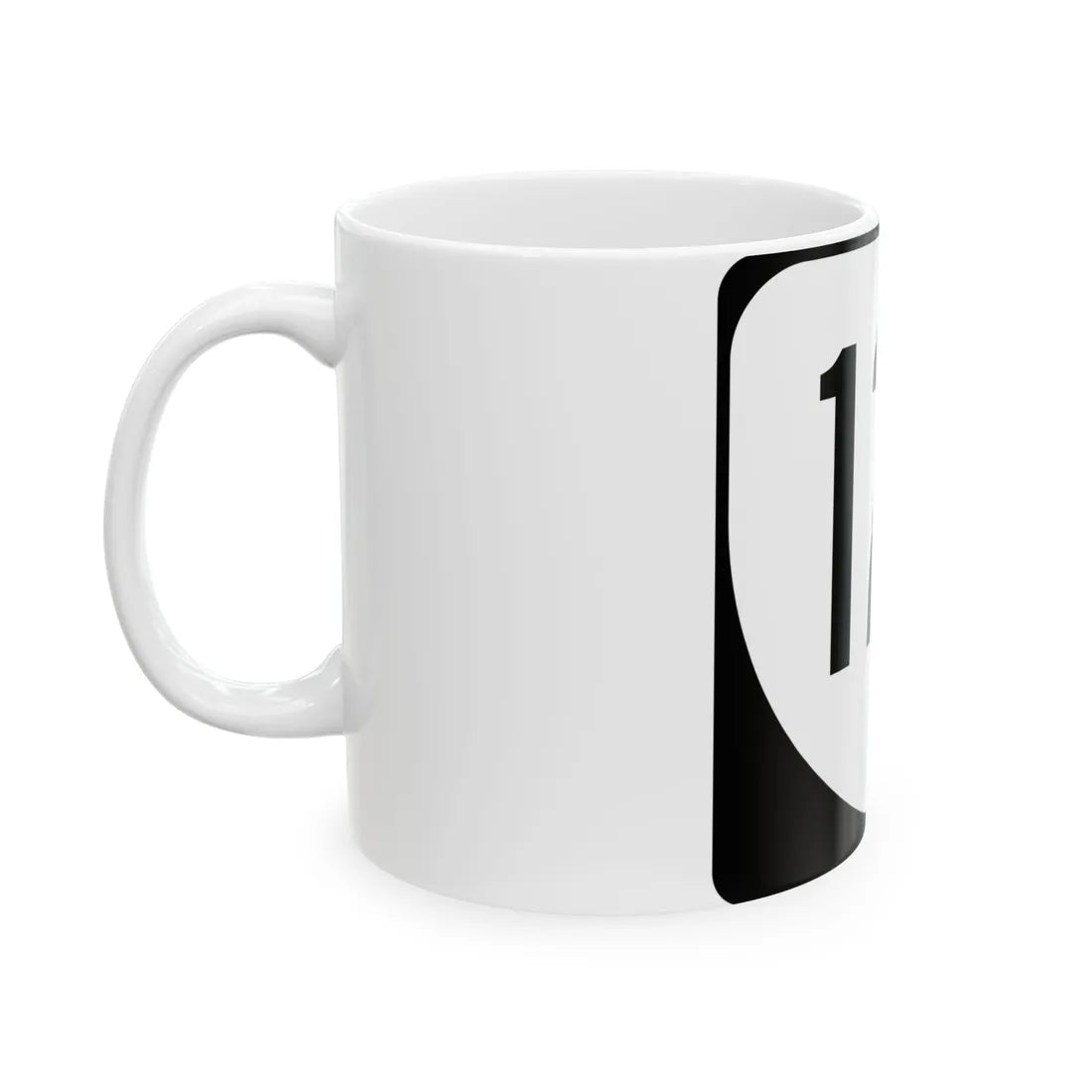 Virginia 121 1980 (Virginia) (Road Sign) White Coffee Mug - Go Mug Yourself