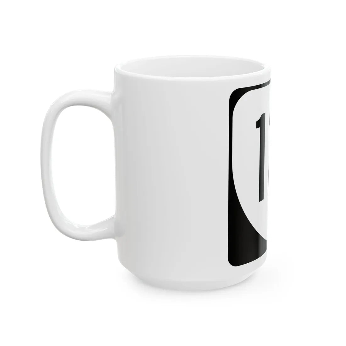 Virginia 121 1980 (Virginia) (Road Sign) White Coffee Mug - Go Mug Yourself