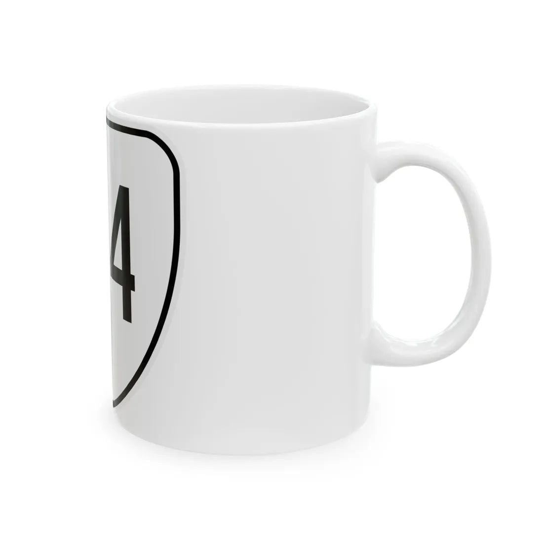 Virginia 124 1956 (Virginia) (Road Sign) White Coffee Mug - Go Mug Yourself