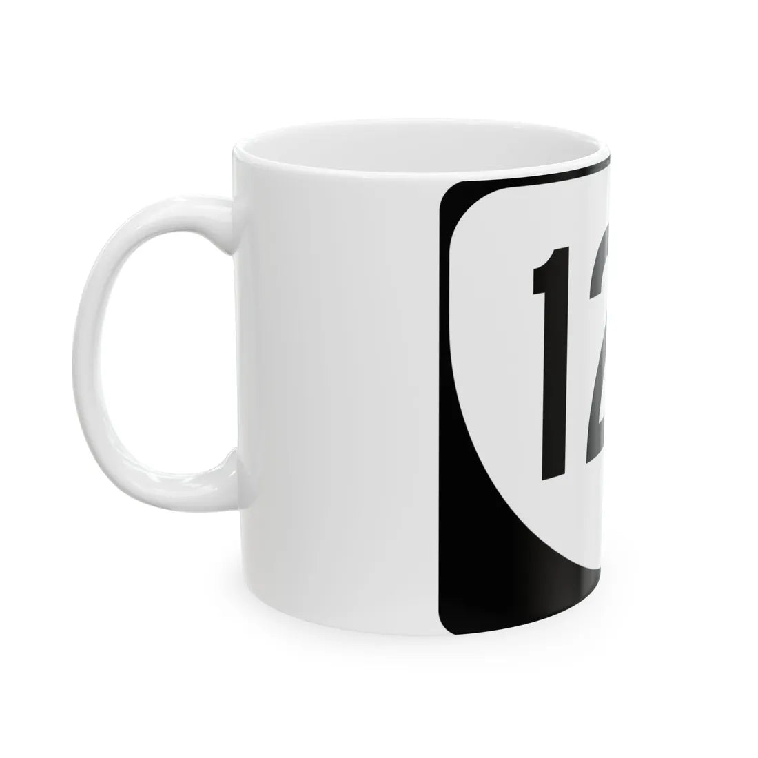 Virginia 126 (Virginia) (Road Sign) White Coffee Mug - Go Mug Yourself
