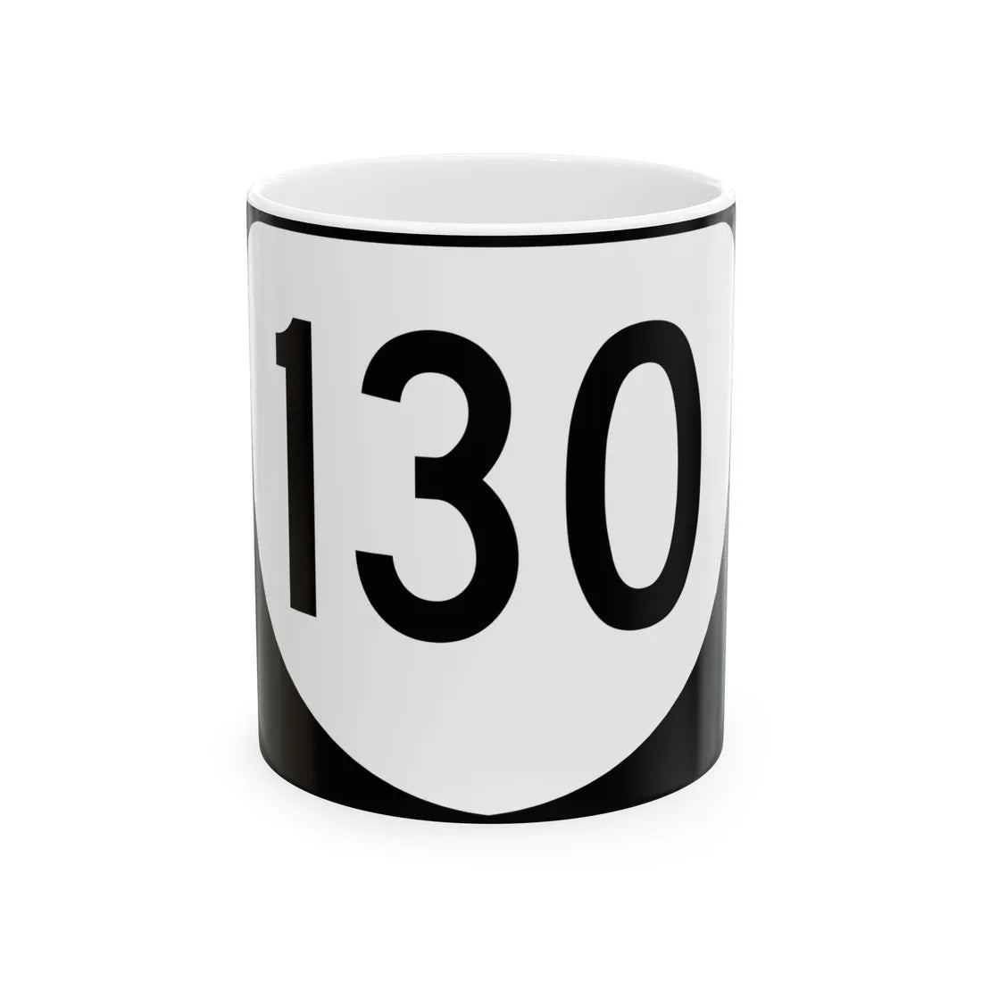 Virginia 130 (Virginia) (Road Sign) White Coffee Mug 11oz - Go Mug Yourself