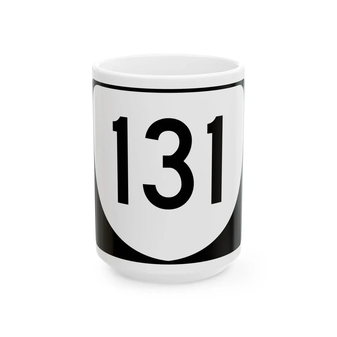 Virginia 131 (Virginia) (Road Sign) White Coffee Mug 15oz - Go Mug Yourself
