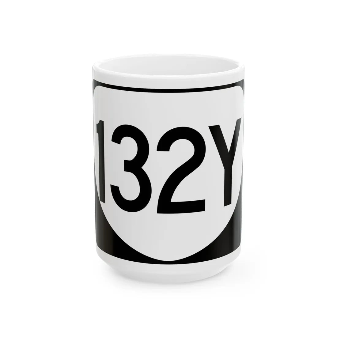 Virginia 132Y (Virginia) (Road Sign) White Coffee Mug 15oz - Go Mug Yourself