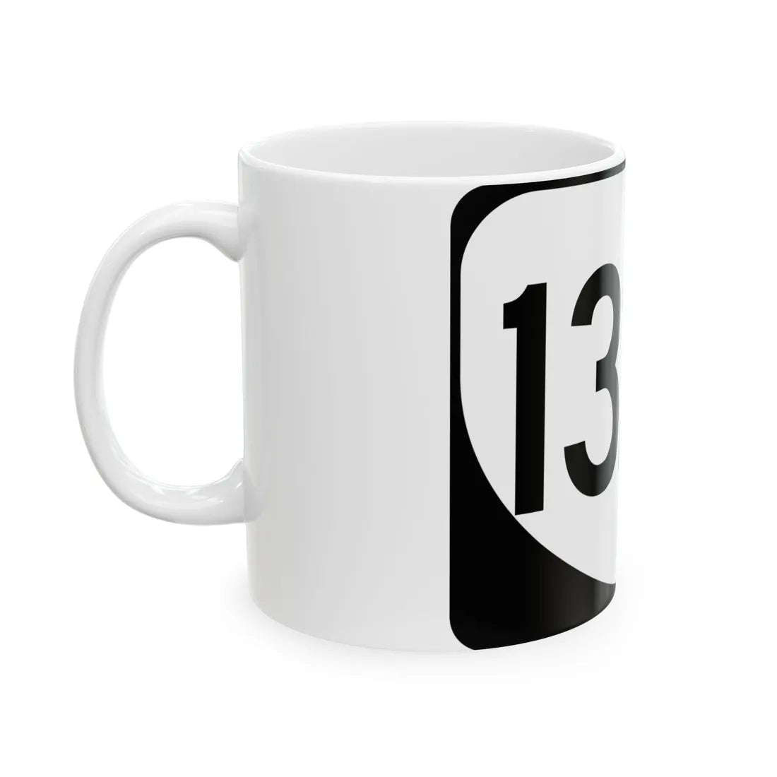 Virginia 132Y (Virginia) (Road Sign) White Coffee Mug - Go Mug Yourself