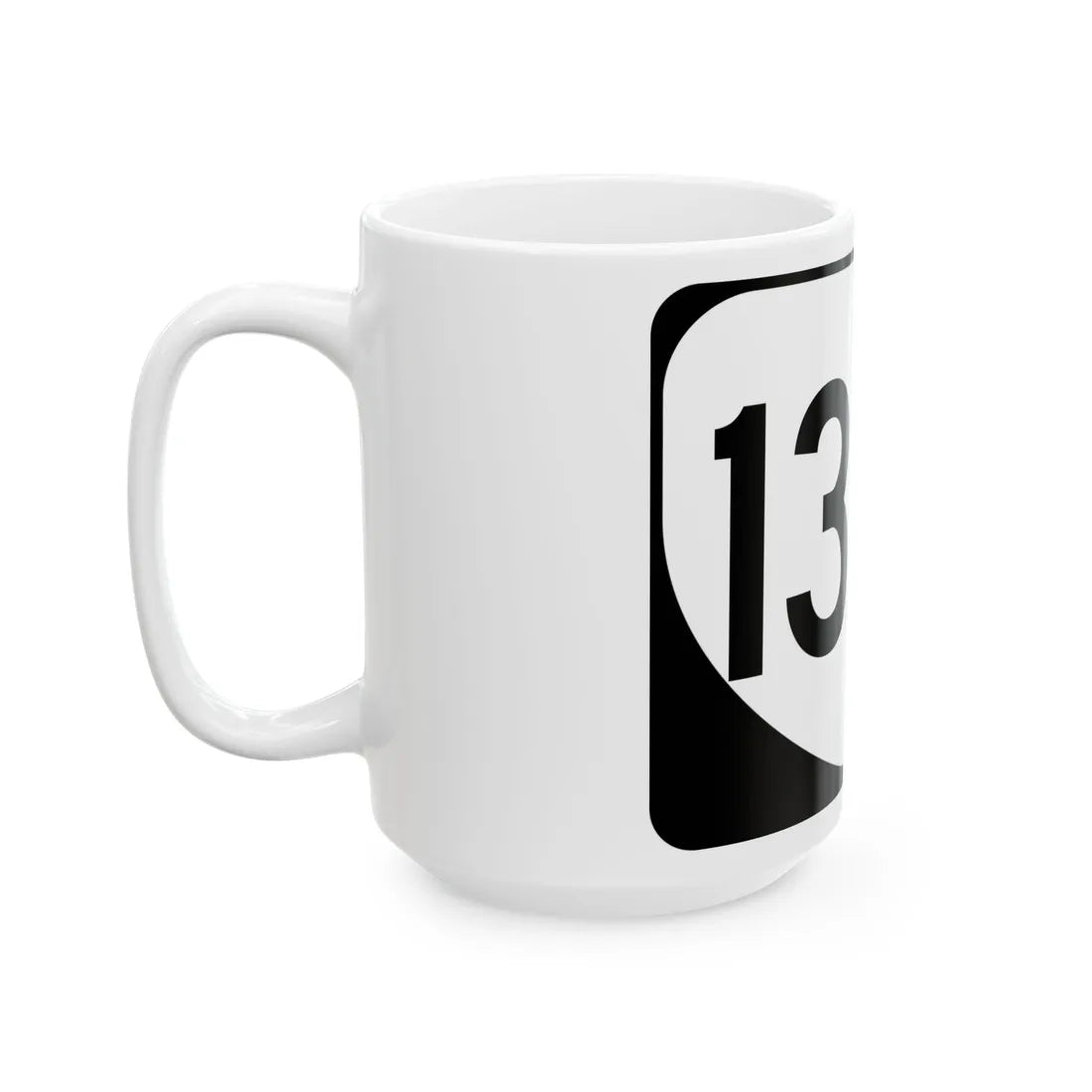 Virginia 132Y (Virginia) (Road Sign) White Coffee Mug - Go Mug Yourself