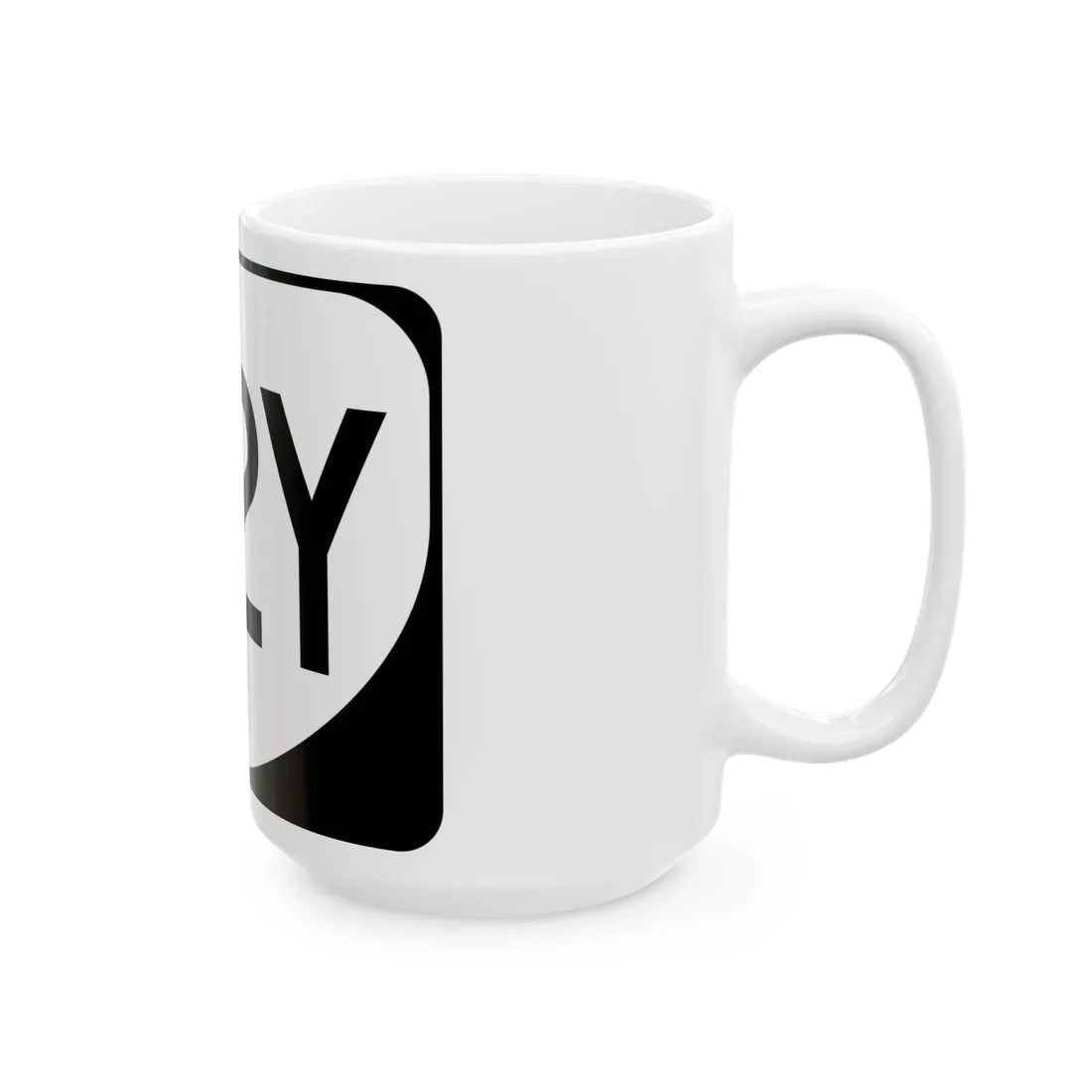 Virginia 132Y (Virginia) (Road Sign) White Coffee Mug - Go Mug Yourself