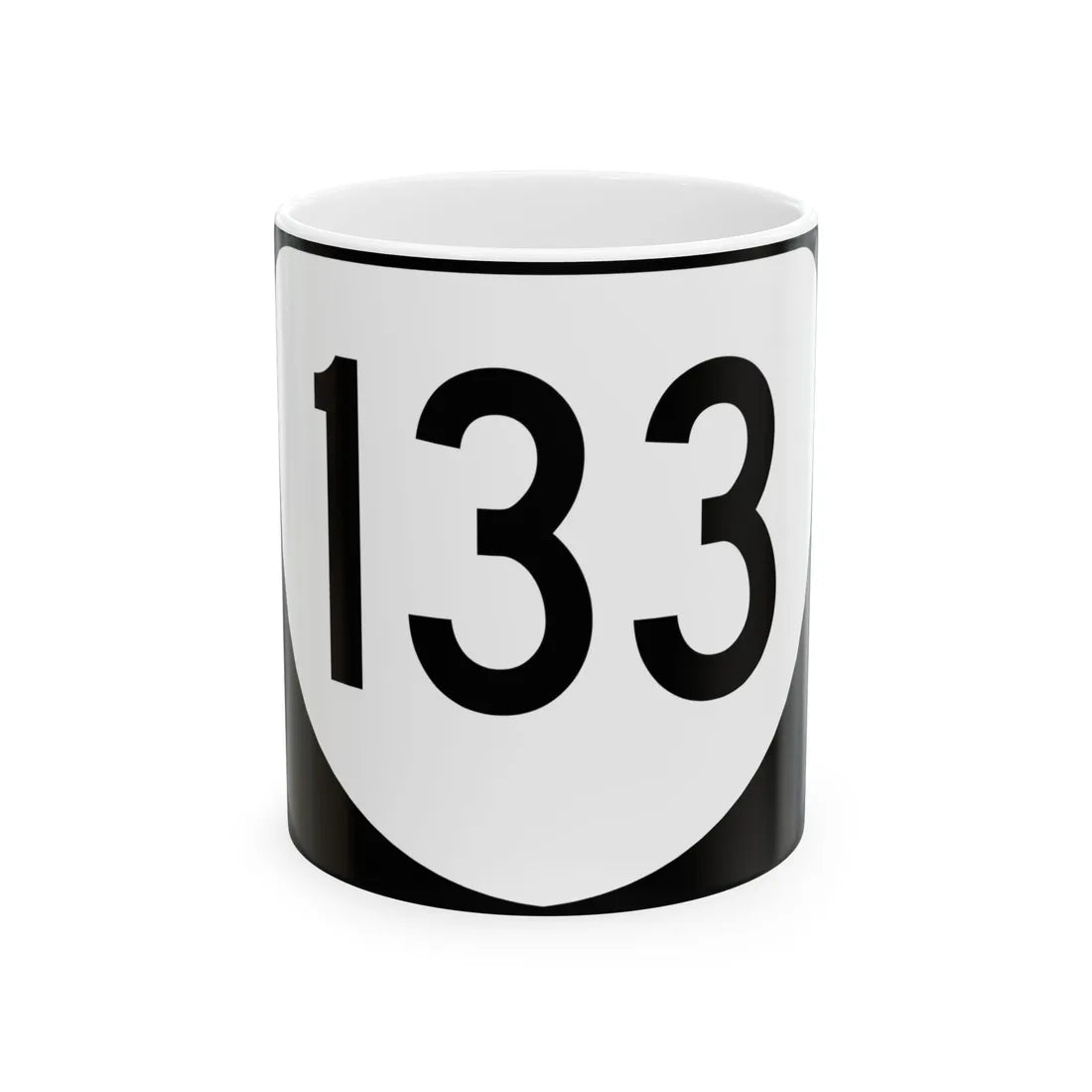 Virginia 133 (Virginia) (Road Sign) White Coffee Mug 11oz - Go Mug Yourself