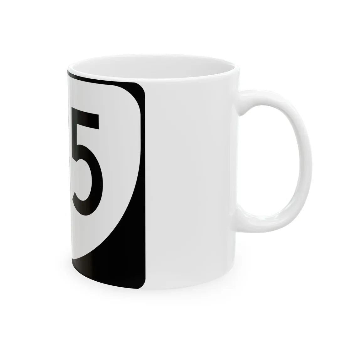 Virginia 135 (Virginia) (Road Sign) White Coffee Mug - Go Mug Yourself
