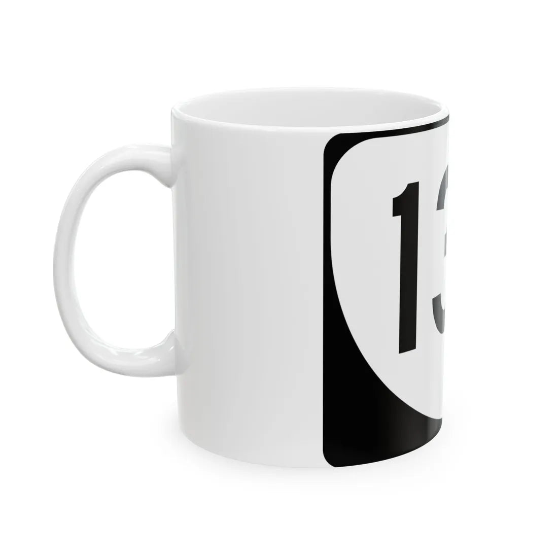 Virginia 136 (Virginia) (Road Sign) White Coffee Mug - Go Mug Yourself