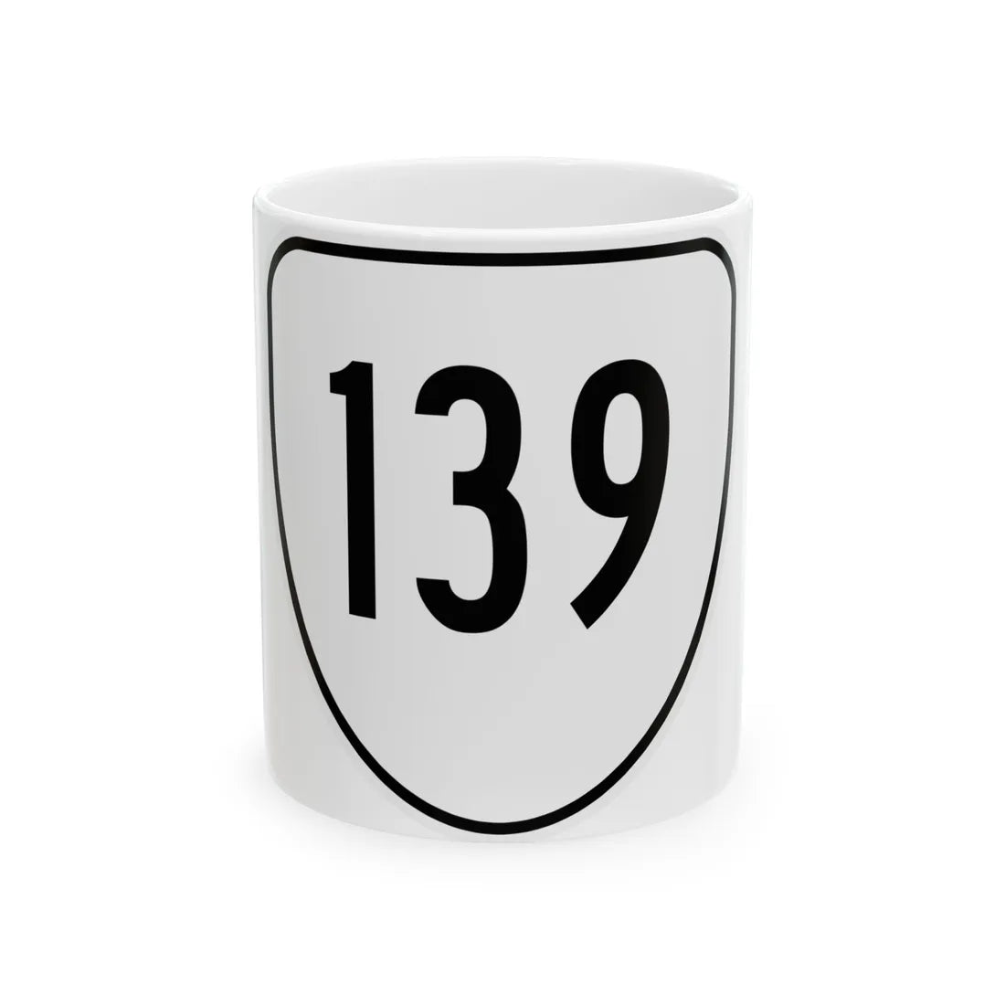 Virginia 139 1956 (Virginia) (Road Sign) White Coffee Mug 11oz - Go Mug Yourself
