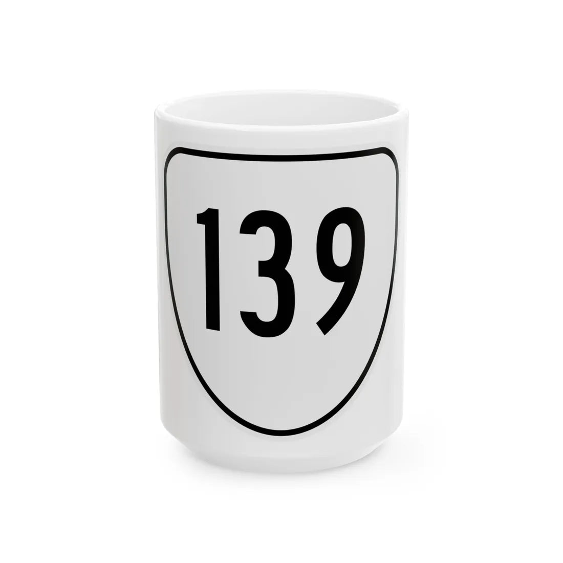 Virginia 139 1956 (Virginia) (Road Sign) White Coffee Mug 15oz - Go Mug Yourself
