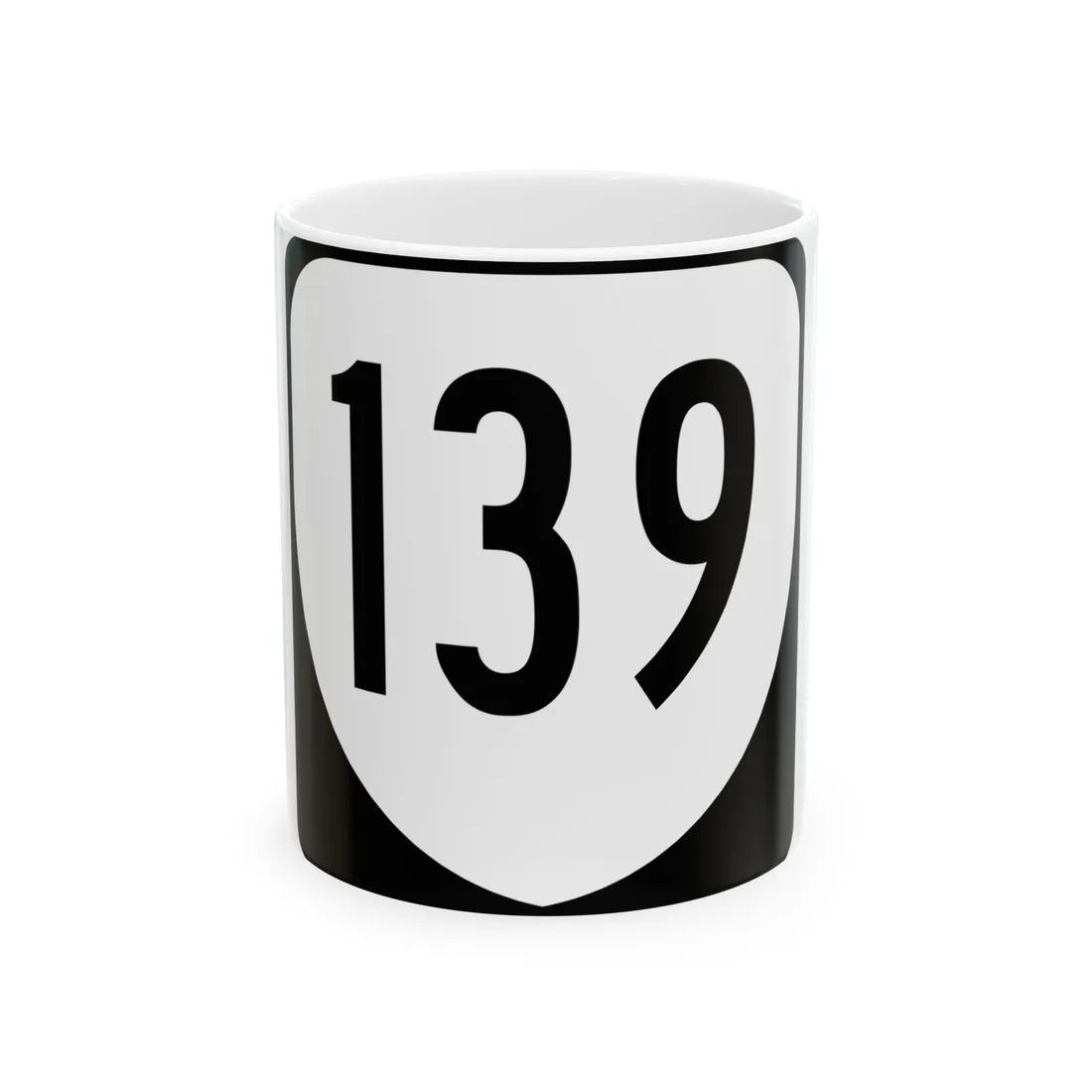 Virginia 139 1980 (Virginia) (Road Sign) White Coffee Mug 11oz - Go Mug Yourself