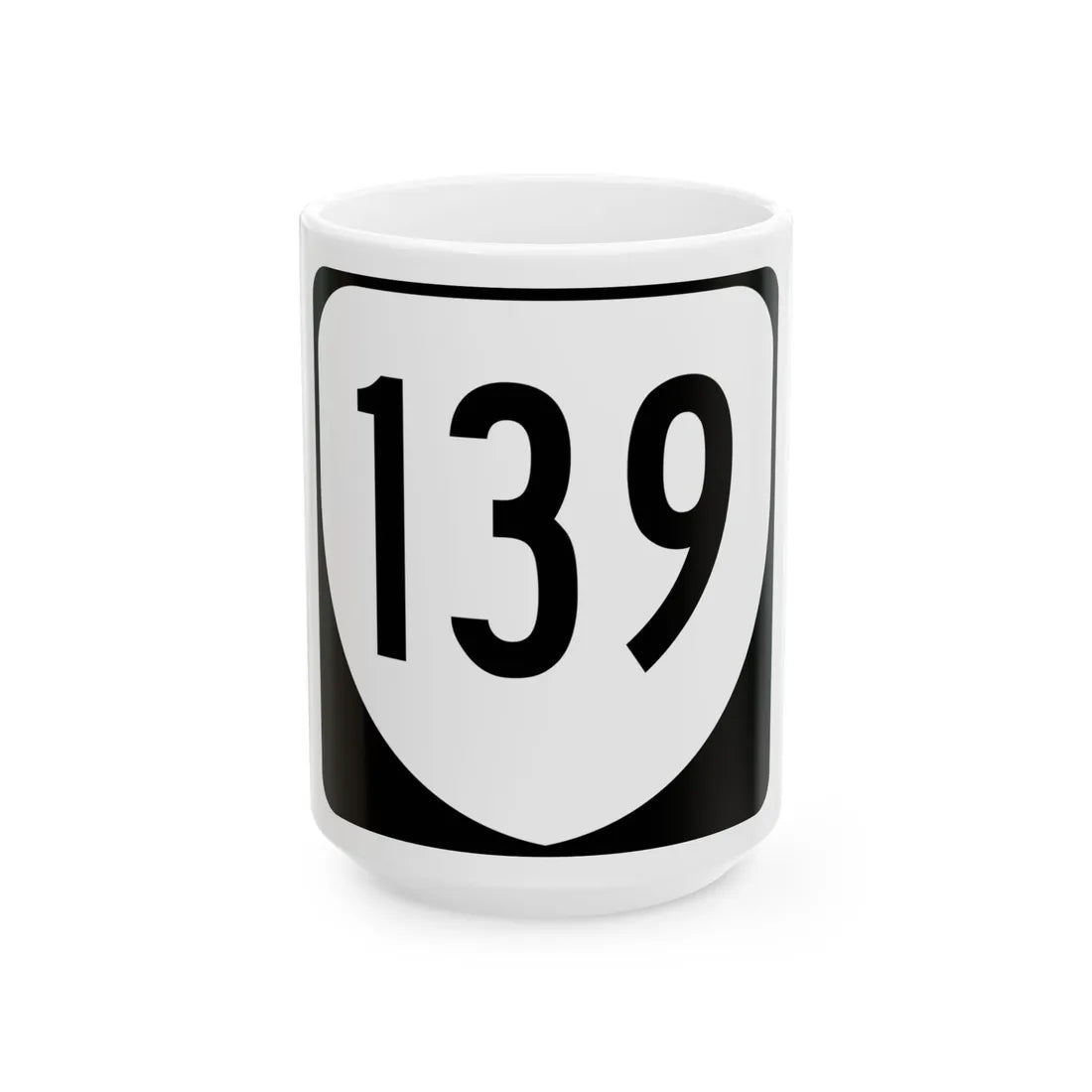 Virginia 139 1980 (Virginia) (Road Sign) White Coffee Mug 15oz - Go Mug Yourself