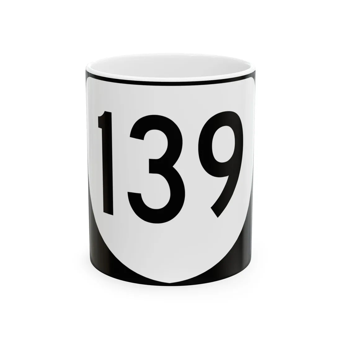 Virginia 139 (Virginia) (Road Sign) White Coffee Mug 11oz - Go Mug Yourself