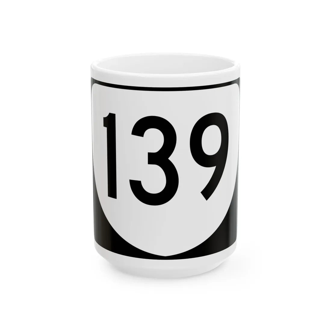 Virginia 139 (Virginia) (Road Sign) White Coffee Mug 15oz - Go Mug Yourself