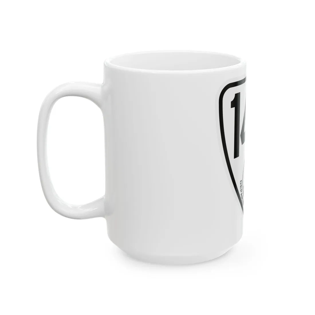 Virginia 140 1924 (Virginia) (Road Sign) White Coffee Mug - Go Mug Yourself