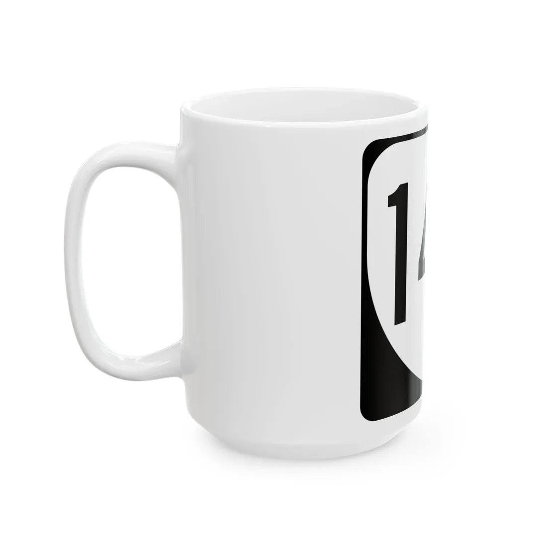 Virginia 140 1980 (Virginia) (Road Sign) White Coffee Mug - Go Mug Yourself
