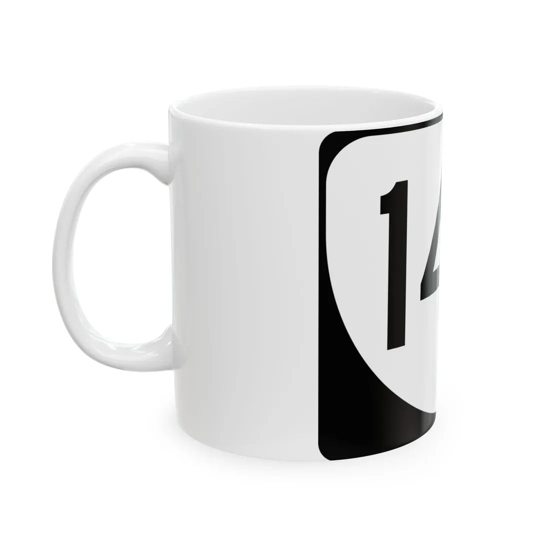 Virginia 140 (Virginia) (Road Sign) White Coffee Mug - Go Mug Yourself