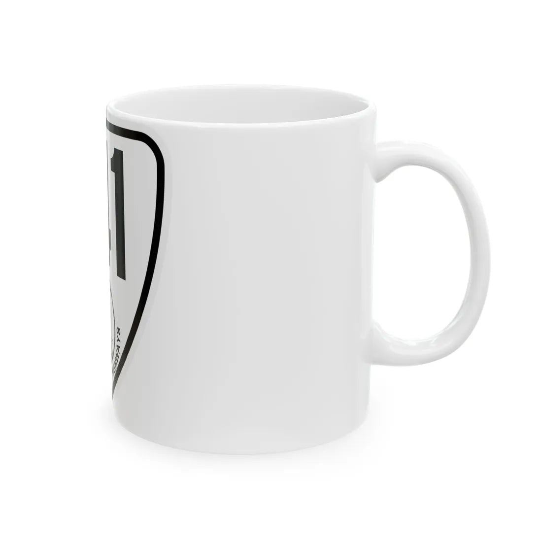 Virginia 141 1924 (Virginia) (Road Sign) White Coffee Mug - Go Mug Yourself