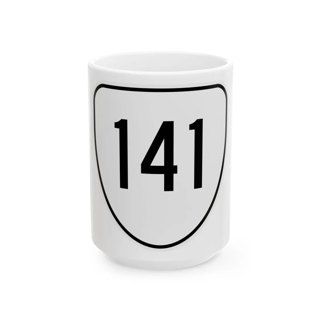 Virginia 141 1956 (Virginia) (Road Sign) White Coffee Mug 15oz - Go Mug Yourself