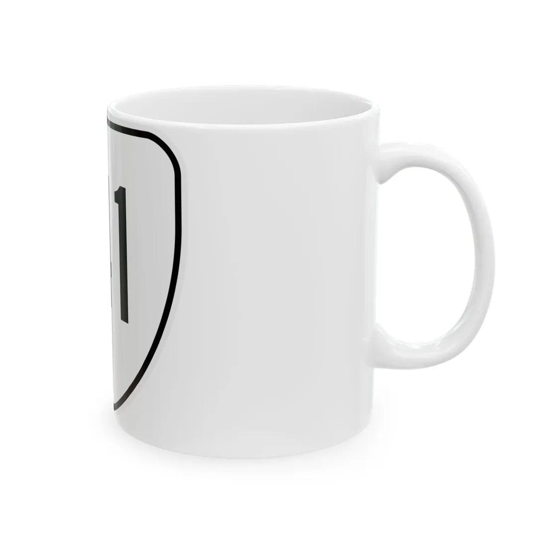 Virginia 141 1956 (Virginia) (Road Sign) White Coffee Mug - Go Mug Yourself