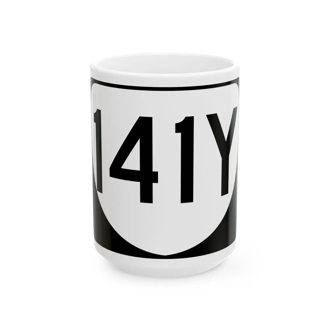 Virginia 141Y (Virginia) (Road Sign) White Coffee Mug 15oz - Go Mug Yourself