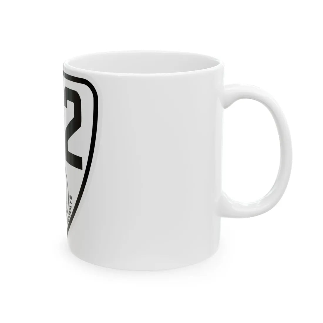 Virginia 142 1924 (Virginia) (Road Sign) White Coffee Mug - Go Mug Yourself
