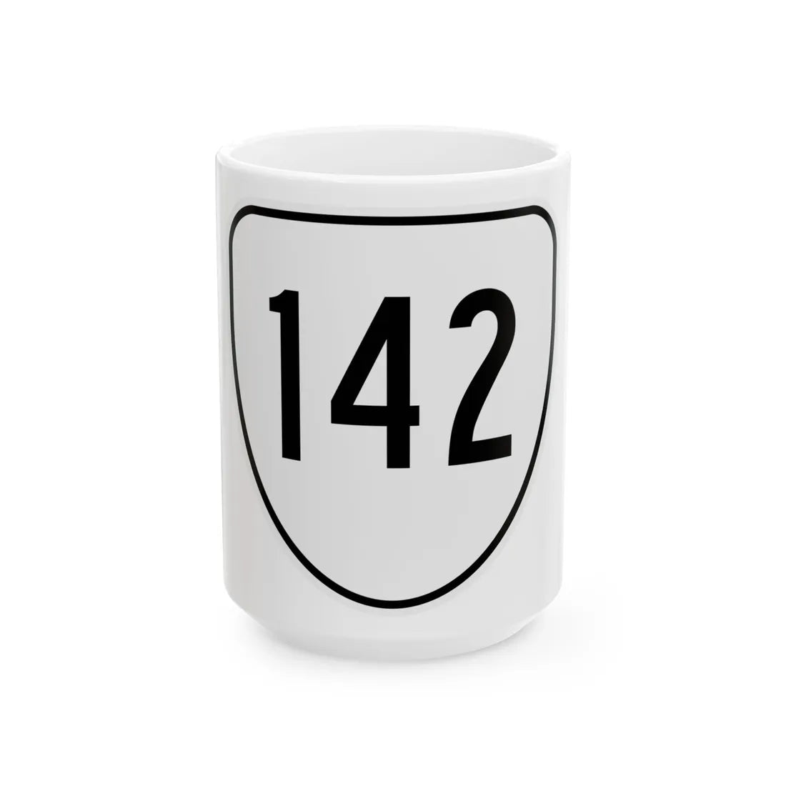 Virginia 142 1956 (Virginia) (Road Sign) White Coffee Mug 15oz - Go Mug Yourself