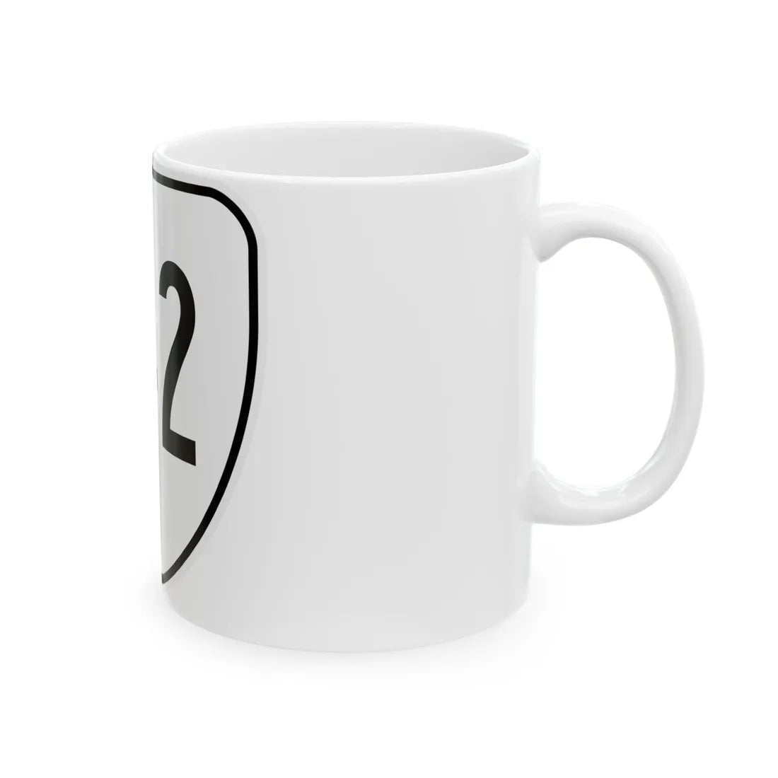 Virginia 142 1956 (Virginia) (Road Sign) White Coffee Mug - Go Mug Yourself