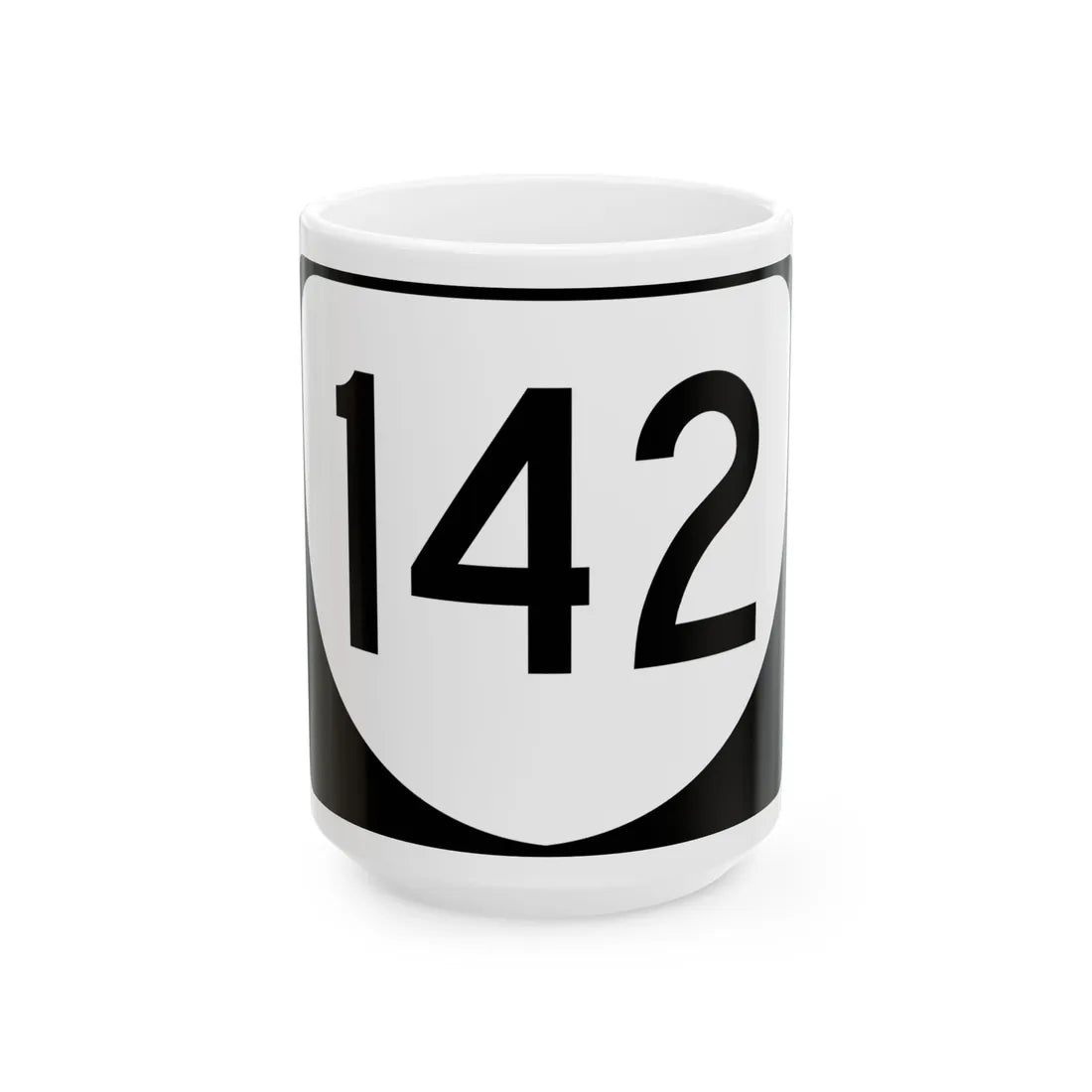 Virginia 142 (Virginia) (Road Sign) White Coffee Mug 15oz - Go Mug Yourself