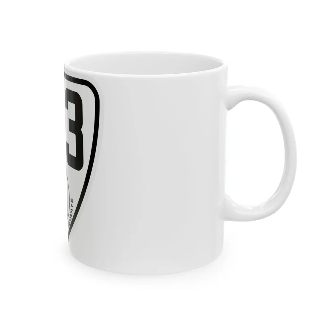 Virginia 143 1924 (Virginia) (Road Sign) White Coffee Mug - Go Mug Yourself