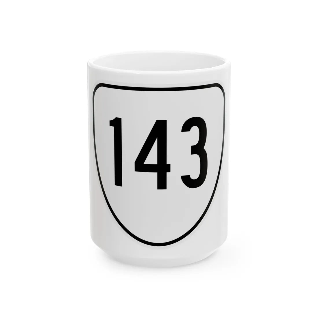Virginia 143 1956 (Virginia) (Road Sign) White Coffee Mug 15oz - Go Mug Yourself