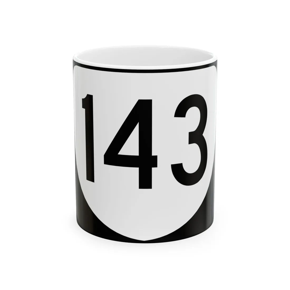 Virginia 143 (Virginia) (Road Sign) White Coffee Mug 11oz - Go Mug Yourself