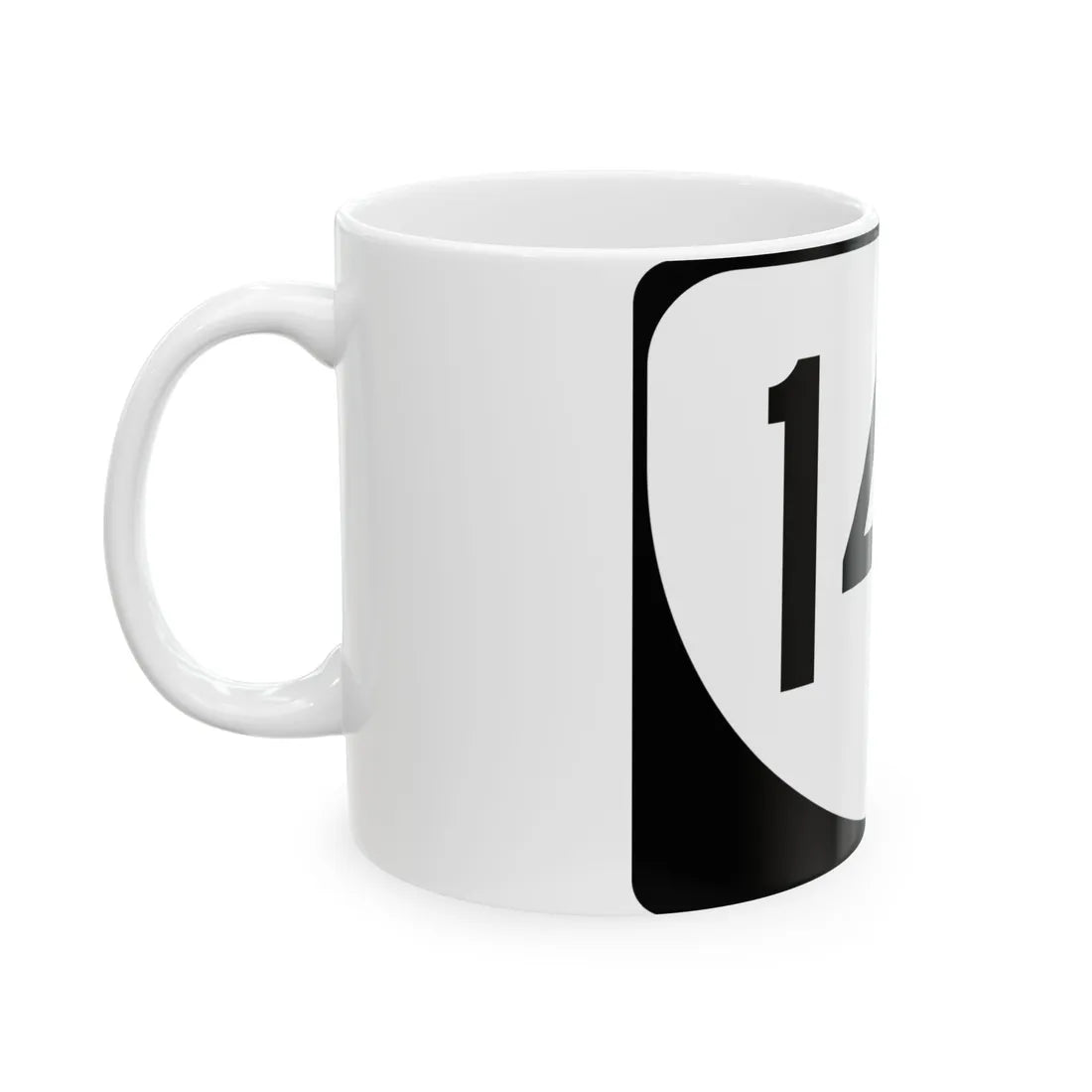 Virginia 143 (Virginia) (Road Sign) White Coffee Mug - Go Mug Yourself