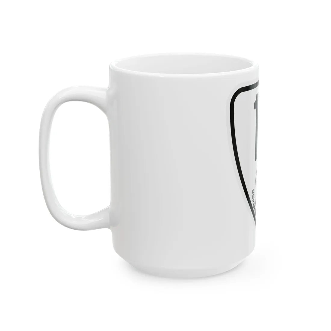 Virginia 15 1924 (Virginia) (Road Sign) White Coffee Mug - Go Mug Yourself